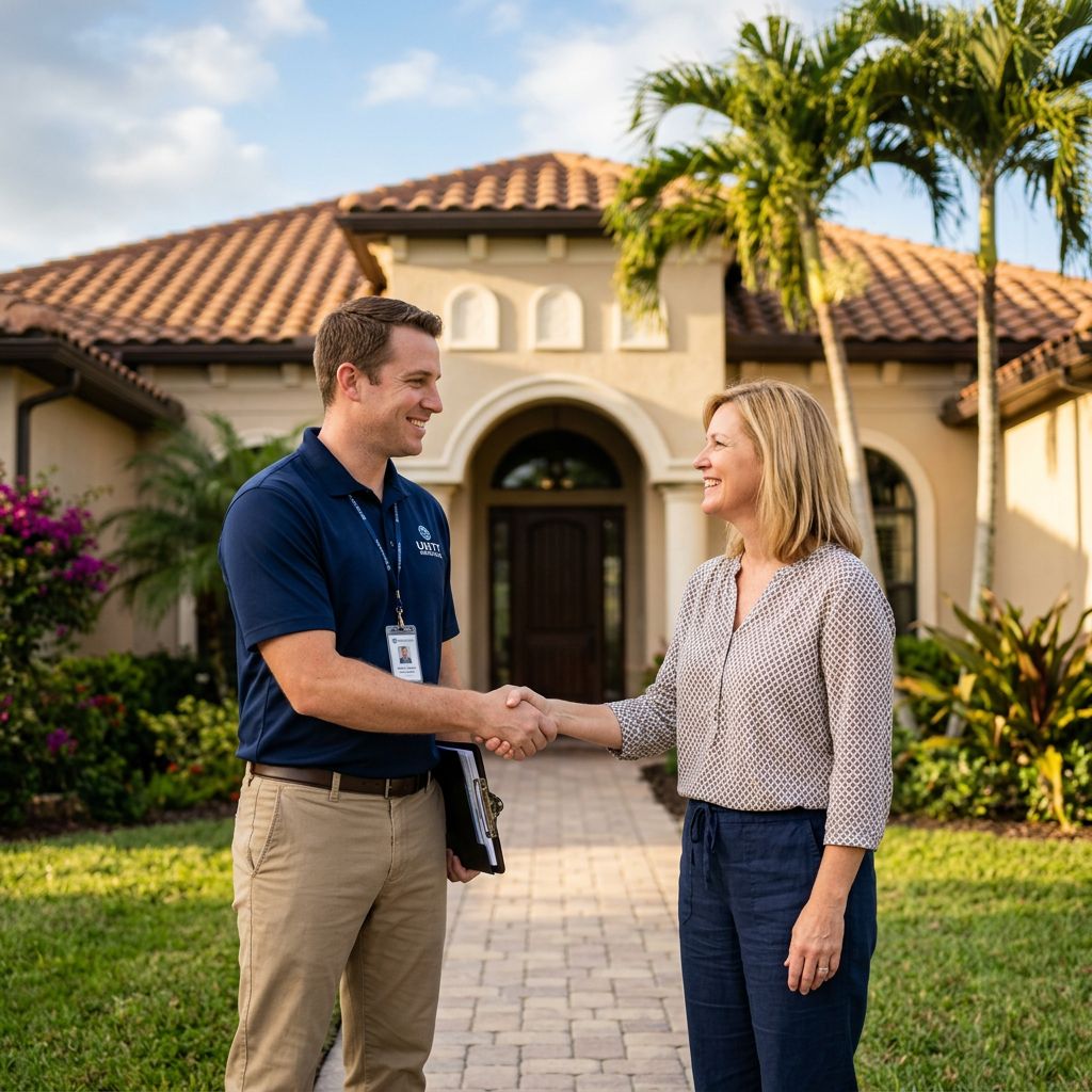 Public adjuster helping Florida homeowner